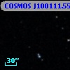 COSMOS J100111.55+025352.3