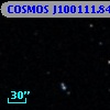 COSMOS J100111.84+025350.1