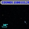 COSMOS J100115.28+025344.4