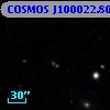 COSMOS J100022.80+025441.8