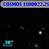 COSMOS J100022.25+025439.2