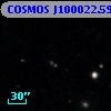 COSMOS J100022.59+025440.2