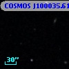 COSMOS J100035.61+025434.5