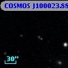 COSMOS J100023.88+025437.4