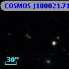 COSMOS J100021.71+025431.3