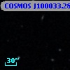COSMOS J100033.28+025425.7