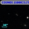 COSMOS J100023.77+025427.6