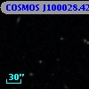 COSMOS J100028.42+025420.4