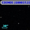 COSMOS J100037.55+025418.0