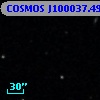 COSMOS J100037.49+025417.7