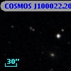 COSMOS J100022.20+025409.0