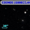 COSMOS J100022.44+025354.0