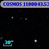 COSMOS J100043.52+025345.3