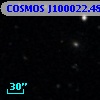 COSMOS J100022.48+025309.8