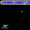 COSMOS J100022.26+025300.0