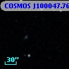COSMOS J100047.76+025302.4