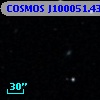 COSMOS J100051.43+025300.6