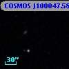 COSMOS J100047.58+025249.7