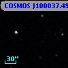 COSMOS J100037.49+025240.4