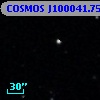 COSMOS J100041.75+025229.0