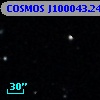 COSMOS J100043.24+025222.9