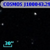 COSMOS J100043.28+025205.0