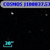 COSMOS J100037.57+025202.5