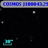 COSMOS J100043.29+025200.5