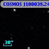 COSMOS J100038.24+025151.2