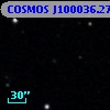 COSMOS J100036.27+025148.0