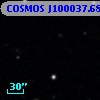 COSMOS J100037.68+025113.3