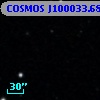 COSMOS J100033.68+025109.7