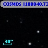 COSMOS J100040.72+025053.8