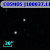 COSMOS J100037.11+025005.5