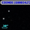 COSMOS J100034.72+025000.4