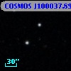 COSMOS J100037.89+024957.6