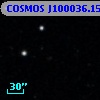 COSMOS J100036.15+024944.7