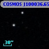 COSMOS J100036.65+024940.1