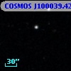 COSMOS J100039.42+024918.3