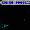COSMOS J100052.22+024901.5