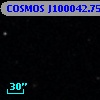 COSMOS J100042.75+024802.3