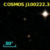 COSMOS J100222.34+023220.0