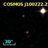COSMOS J100222.27+023214.0