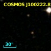 COSMOS J100222.81+023210.3