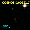 COSMOS J100221.72+023209.5