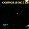COSMOS J100222.50+023149.2