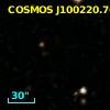 COSMOS J100220.76+023141.7