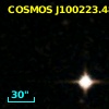 COSMOS J100223.48+023030.1