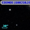 COSMOS J100250.37+022952.4