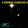 COSMOS J100220.55+022923.6